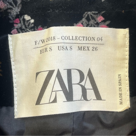 Zara All over Print women’s Blazer r87-20 - Picture 2 of 3